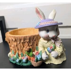 Vintage Windsor Collection Bunny Planter Easter Ceramic Hand Painted